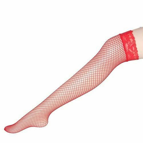 Thigh High Lace Top Fishnet  Lingerie Erotic Hosiery Stockings
