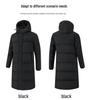 Unisex Sports Cotton-Padded Mid-Length Winter Training Overcoat for Students and Coaches