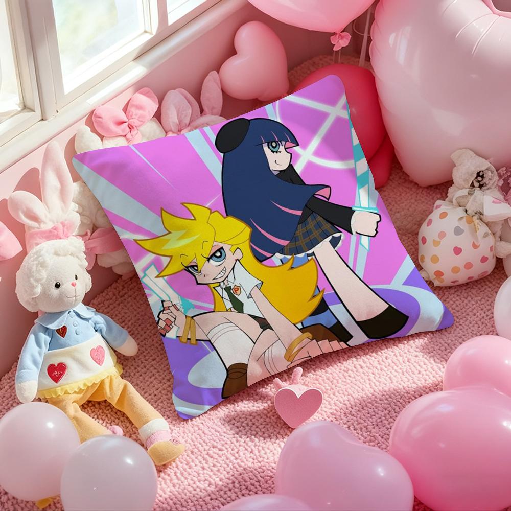 P-Panty & Stocking With Garterbelt Pillow Case Plush Fabric Soft Double-Sided Printed Sofa Warm Winter Home Child Cushion Cover