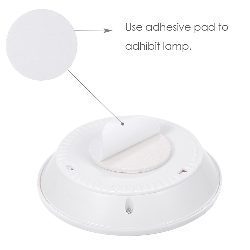 4.5v 1W COB LED Puck Light 6 Pack with Remote Controller Brightness Adjustable Wireless Dimmable Touch Sensor Control