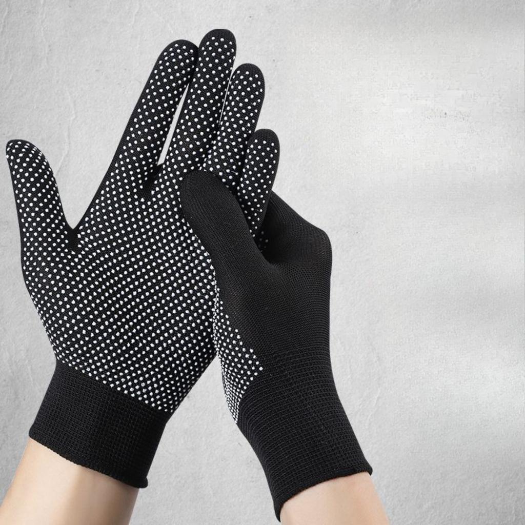 5 par sikkerhetsarbeidshansker, nylon, sykkelhansker, universelle, arbeid, vernehansker, bygningsarbeiderhansker, unisex