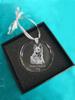 Basque Shepherd Dog, Basque Sheepdog - crystal bauble with a photo, dog photo in crystal, personalized Christmas tree ornament by Art-Dog brand