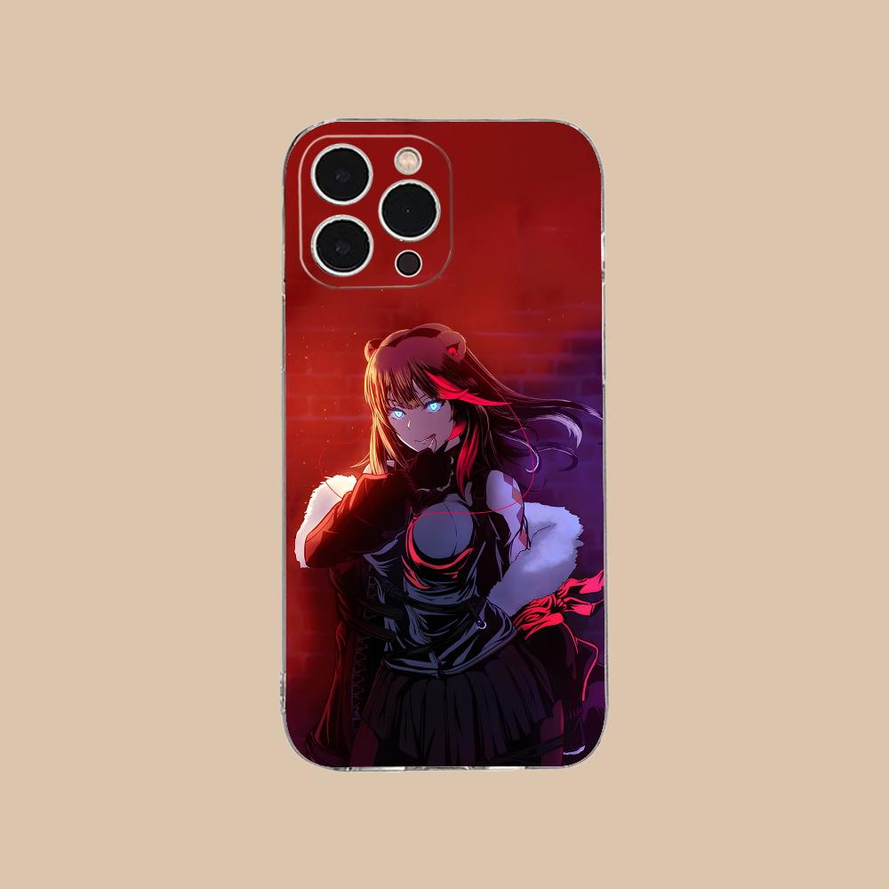 Arknights Zima Clear TPU Mobile Case for iPhone 17 16 15 14 13 12 11 X XR XS Air Pro Max Plus Mini Colorful Cover