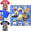 Lebhaftes Roblox Charakter Spiel T-Shirt für Kinder mit bequemer Baumwolle