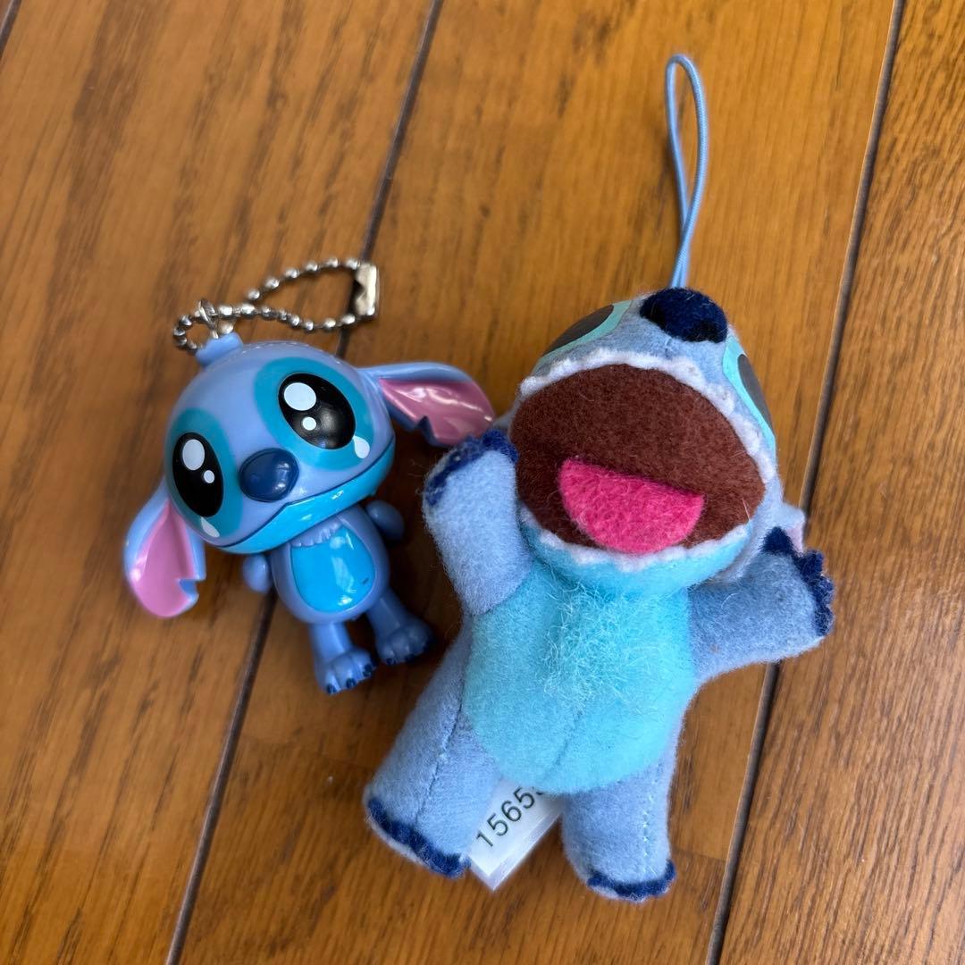 Lilo & Stitch Mascot Plush Keychain Ball Chain Set of 2