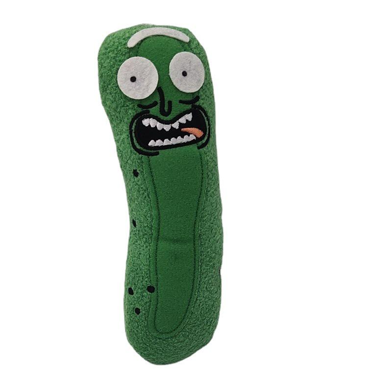 25cm Little Blue Man Plush Toy with Pickled Cucumber Doll