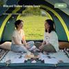 HANDUNYOU Automatic Hexagonal Camping Tent with Mat