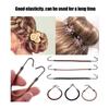 20 ks Dámské háčky na culík Sponky do vlasů Elastické gumičky do vlasů Držáky na culík Vlasový doplněk