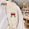 Clothes Jewelry Enamel Wine Bottle Metal Brooch, Oil Dripping Glass Lapel Pin, Brooch Pin Sweater Cardigan Coat Suit Scarf Decor, Men Women