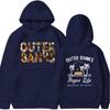 2025 Casual Dark Style Anime Hoodie for Men & Women – Retro Hooded Sweatshirt