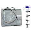 Upper Arm Blood Pressure Monitor Cuff with Extended Sleeve & Connector
