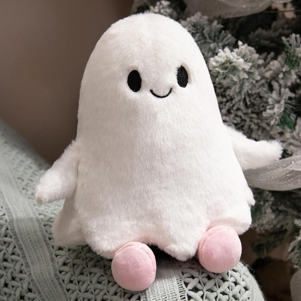 Ghost Toy Halloween Ghost Pillow Toy Figure Decorations Doll Scary for School Room Birthday Kids Home Holiday Display Party