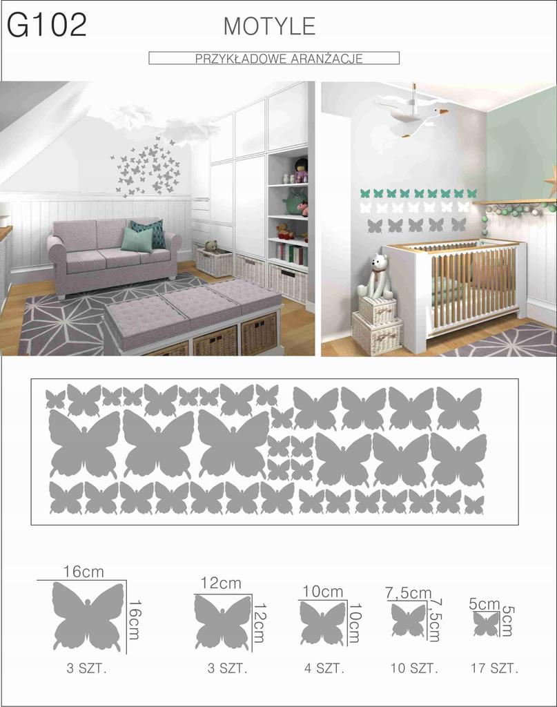 Wall stickers, shapes, sets, stars