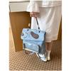 New Cute Cartoon Backpack For Women Korean Style Frosted Large Capacity High Quality Commuter Handbag Sweet Ulzzang Y2K Ita Bag