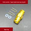 Solenoid Valve Copper Fitting G1/8 Circlip Tee for Coffee Machines