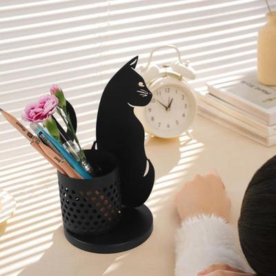 Multifunction Pen Container Cute Pencil Holder Portable Desktop Storage Box