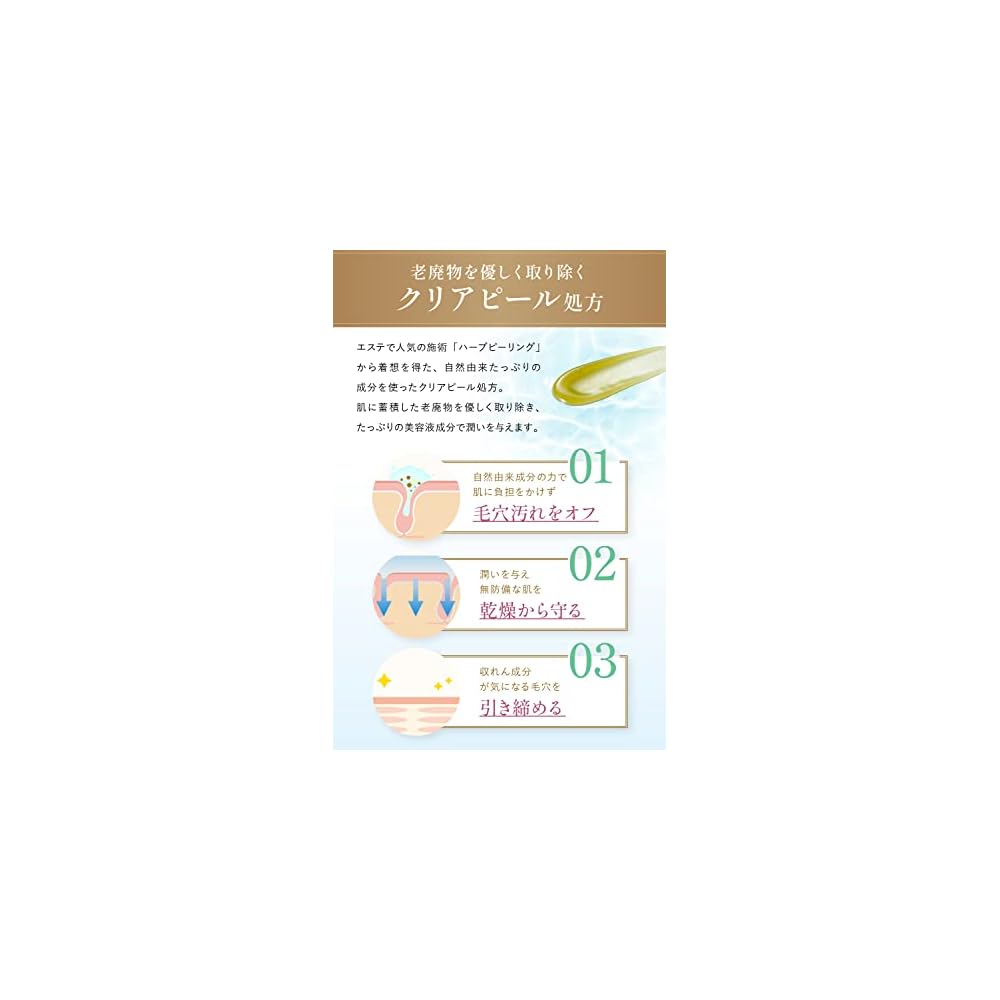 ESTH Herb Peeling Cleansing 120g (approx. 1 month supply) Cleansing, Face Wash, Serum - 5-in-1