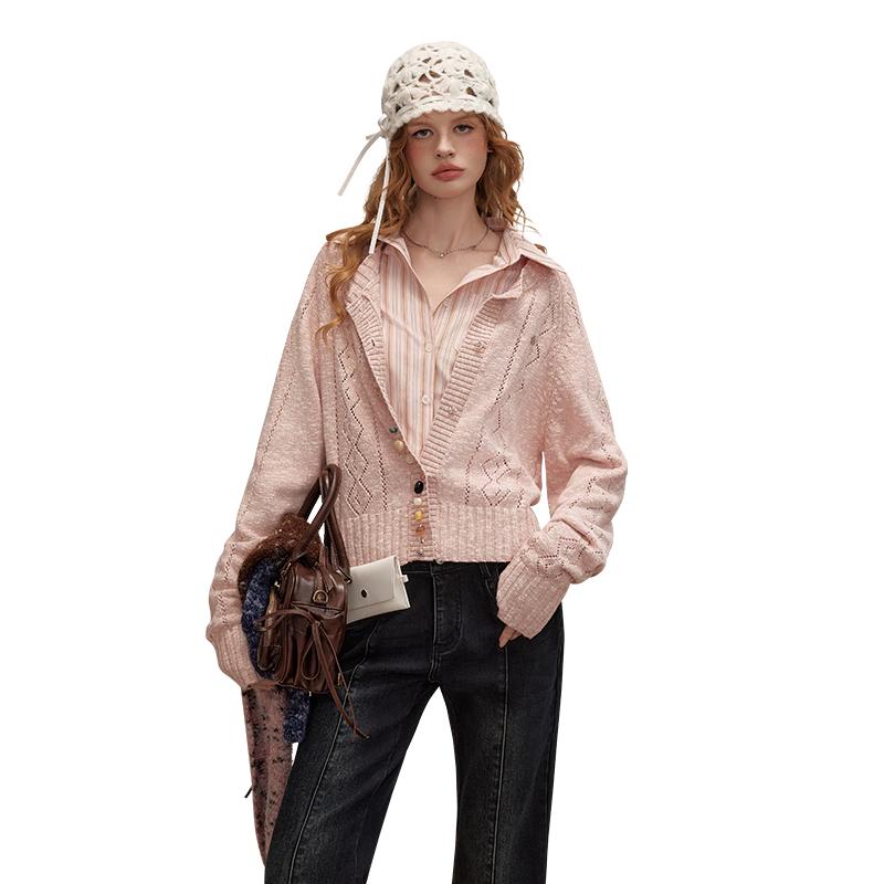 

UNIFREE Retro Sweetheart Knit Sweater S