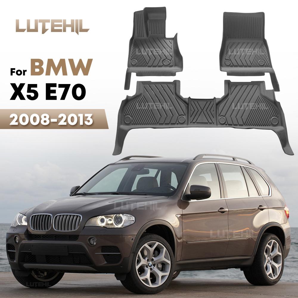 For BMW X5 E70 2008-2013 2012 2011 Custom TPE Car Floor Mat Full Set Carpet Cover Non-slip Interior Protector Accessories parts