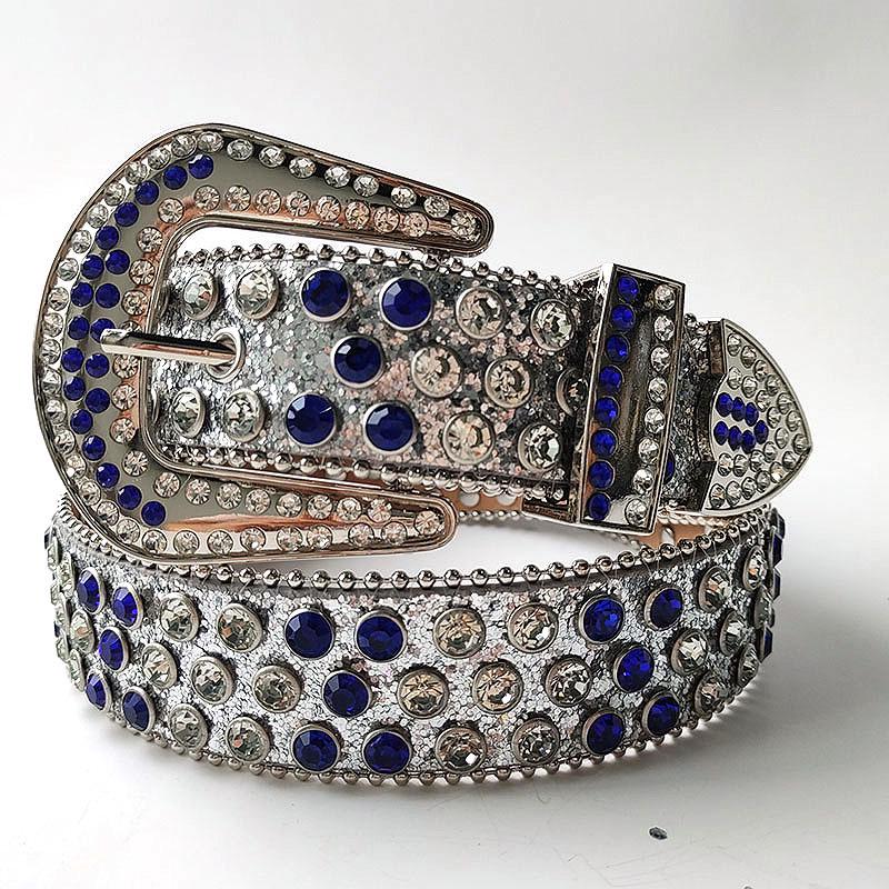 

Универсальный женский ремень с кристаллами и стразами: Этнический уличный танец в европейско-американском стиле 100cm (with buckle 105cm)