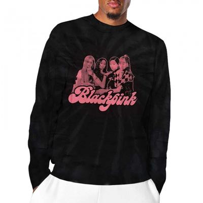 Blackpink Unisex Adult Photograph Dip Dye Long-Sleeved T-Shirt
