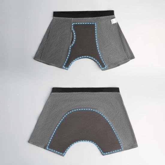 Men Underwear Leak-Proof Boxer Briefs Elderly Bedridden Patients Urine-Proof Pads Underwear Washable Reusable Panties