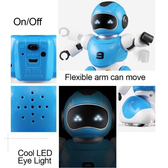 2Pcs/Set Cartoon Electric Remote Control Music Dancing Soccer Battle Robot Toy