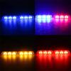 3 LED Car Front Grille Strobe Police Lights Stroboscopes Emergency Warn Lamp 12v 6w Car Flasher Light Cigarette Lighter 2 IN 1