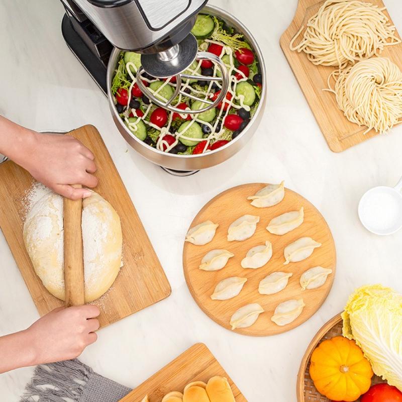 220V Multifunktions-Küchenmaschine Edelstahl-Schüssel Für Backmischungen Geeignet für die meisten Hobbyköche