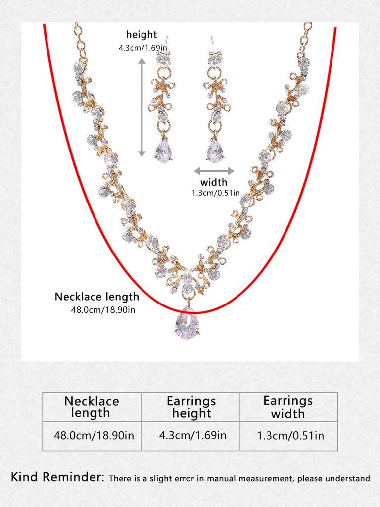 Champagne Pink Diamond Bridal Crown, Necklace & Earrings Set - Vintage Style Hair Accessories for Wedding Gown.