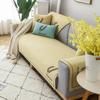 Baumwolle Leinen Sofa Matte Feder Anti-Rutsch Staubdicht Bequemes Sitzkissen Einfache Heim Wohnzimmer Dekoration Rückenlehnenbezug
