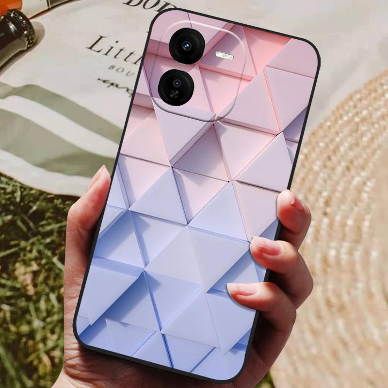 Pro VIVO IQOOZ9X IQOO Z9 Turbo Z9X Z9Turbo 5G Luxusní malovaný silikonový zadní kryt na telefon IQOO Z9X Kryty Ochranný kryt Capas