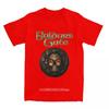 Funny Baldur's Gate Astarion Vampire Skull T-Shirts for Men Crewneck Pure Cotton T Shirt Gothic Short Sleeve Tee Shirt Tops