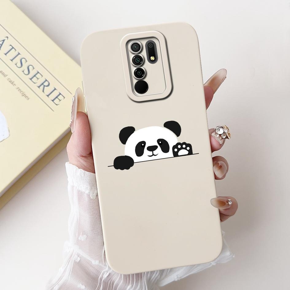 

Для Xiaomi Redmi 9 Чохол 6.53 Милий Панда Авокадо Квадратний Силіконовий Матовий Чохол для Телефона Для Xiaomi Redmi 9 Prime Poco M2 Redmi9 Funda Redmi 9 Prime