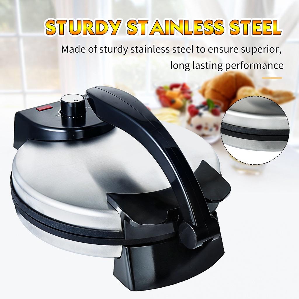 2000W Electric Paratha Chapati Roti Maker Flat Bread Pizza Kitchen Tortilla Cooking Tool