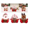 Christmas Gift Basket Hand-woven Candy Storage Box Fruits Storage Box Lightweight Storage Bag Exciting Gift for Children