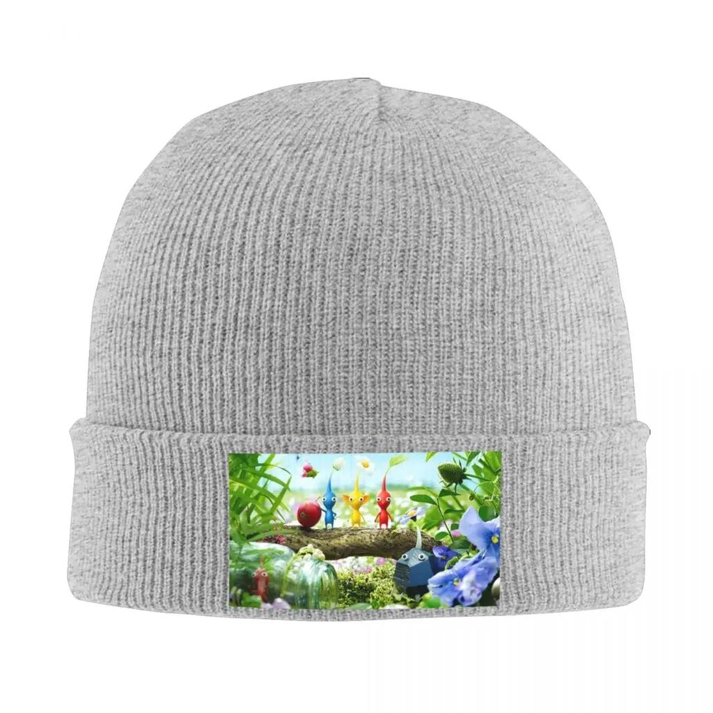 Pikmin 4 Warm Knitted Cap Fashion Bonnet Hat Autumn Winter Outdoor Beanies Hats for Unisex Women Adult