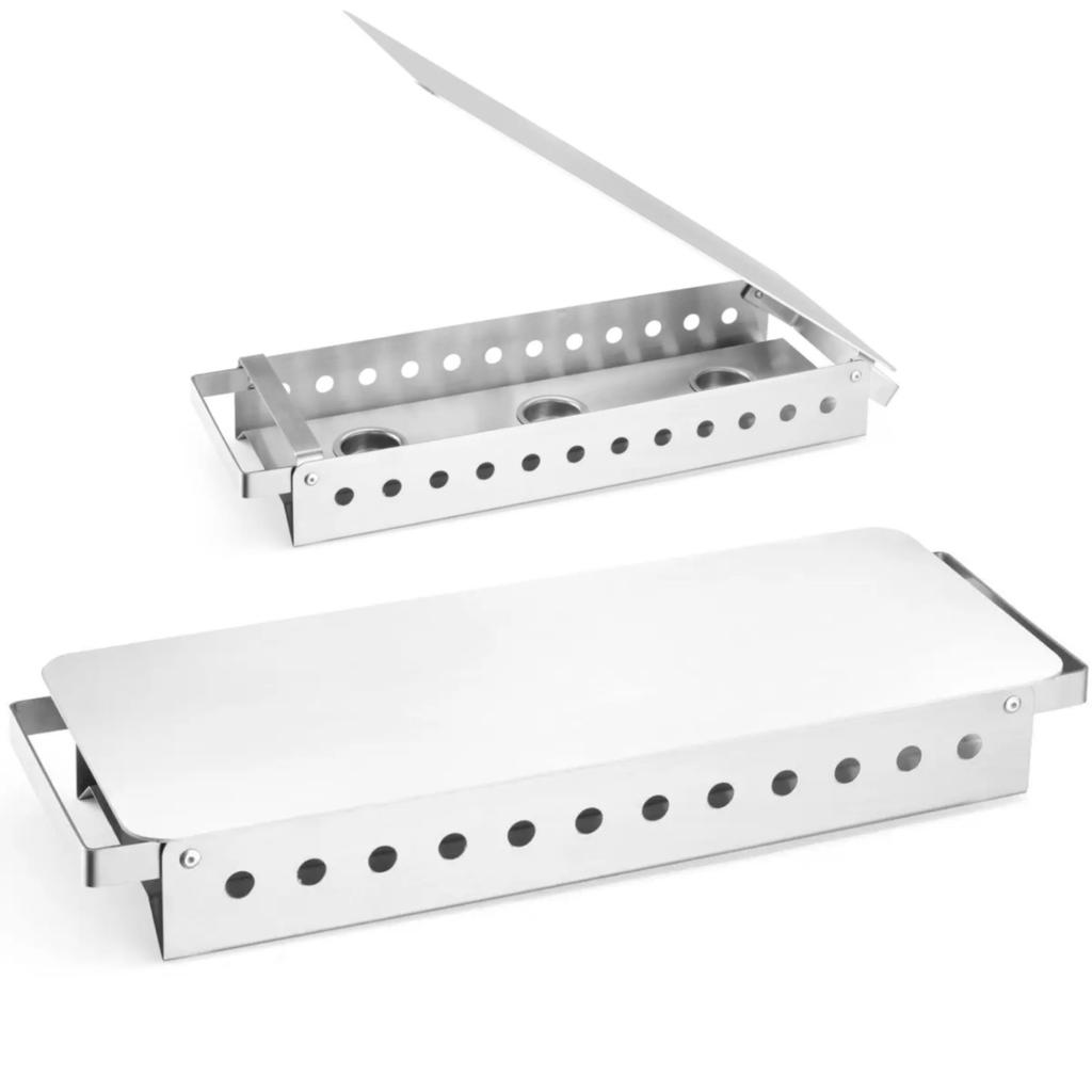 Hendi 463109 table warmer for plates and platters for 3 candles