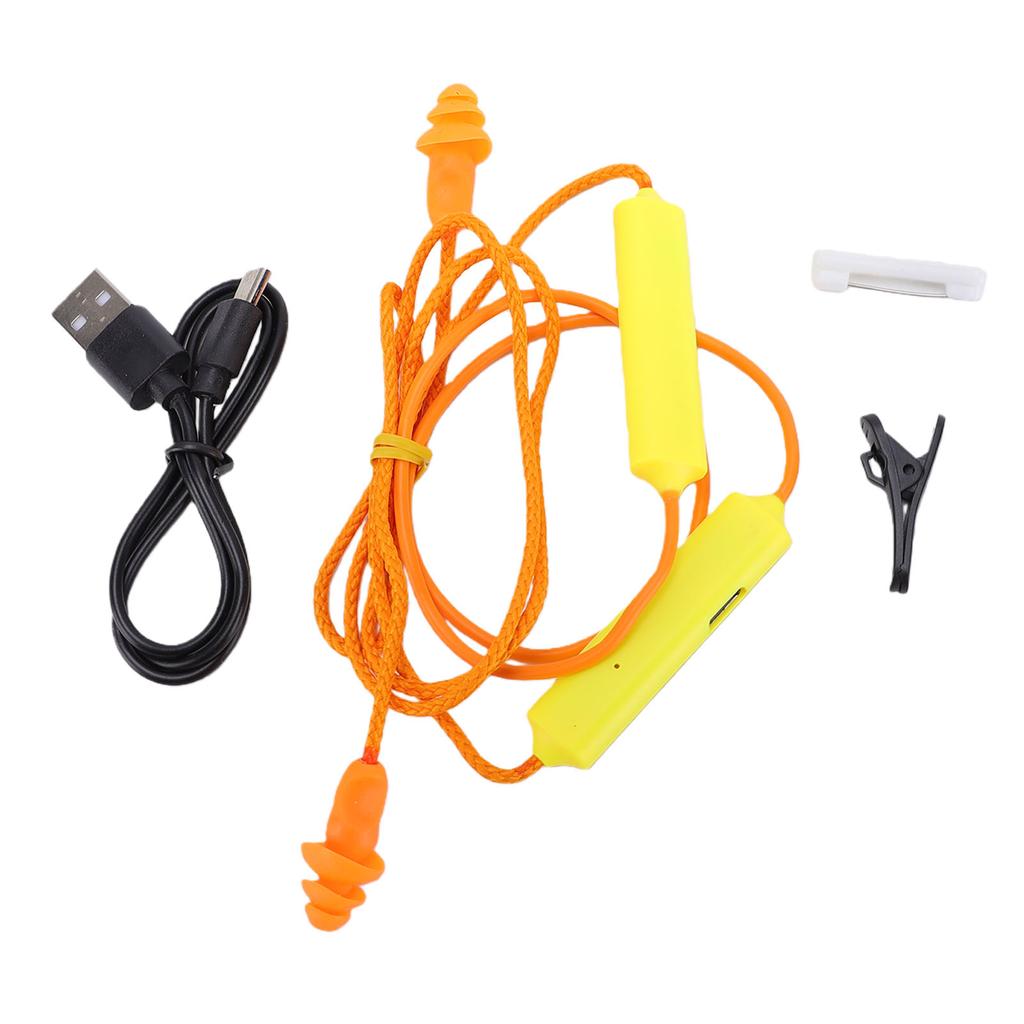 Bluetooth 5.3 Earplug Headphone Noise Cancelling Neckband Wireless Earbuds Fast Pairing for Welding Woodworking