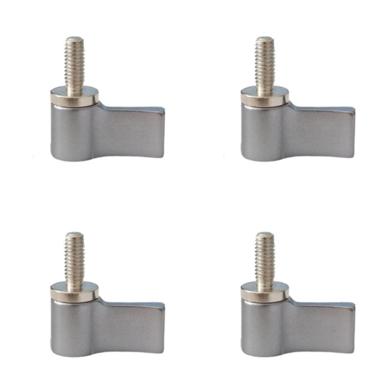 4Pcs/set Adjustable Aluminum L Shaped Mini Handle Screw for Camera Tripods Outdoor Gear