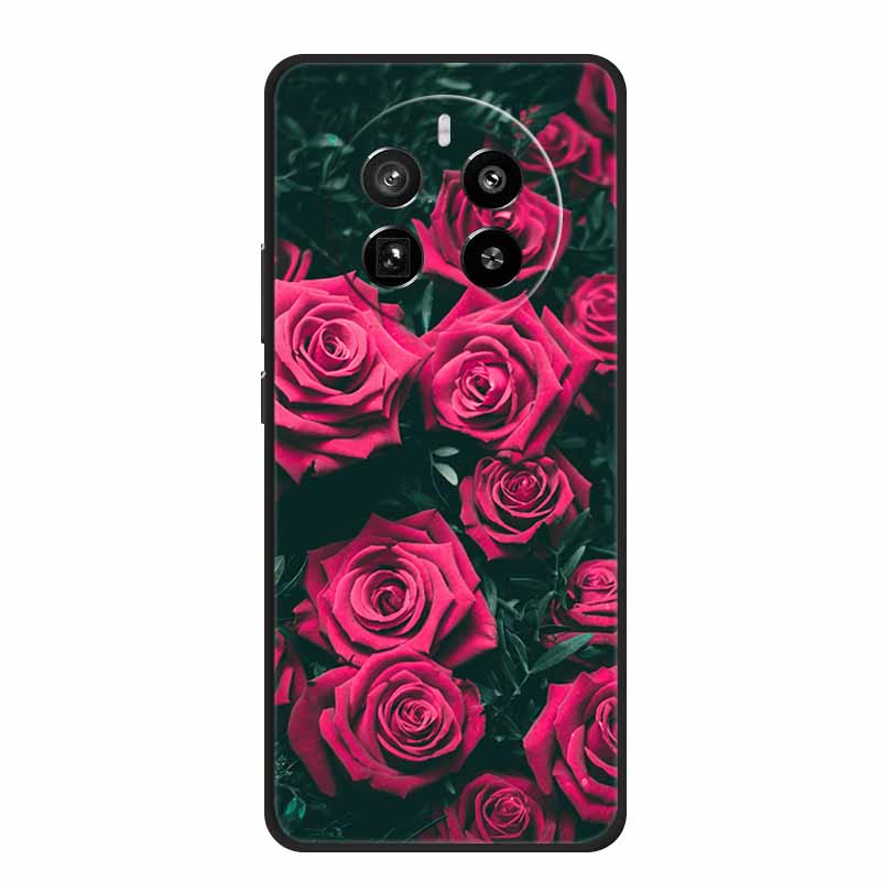 Funda For Honor Magic7 Pro Case Cute Cartoon Black Silicone Soft Phone Cases For Honor Magic 7 Pro Back Cover Case 7Pro Coque