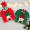 Dog Christmas Clothes Winter Warm Pet Clothes for Small Medium Dogs Elk Santa Claus Dog Cats Coat Hoodies Christmas Dogs Costume