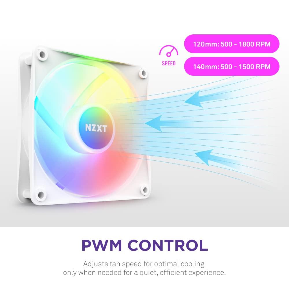 NZXT F120 RGB CORE [White] PC Case Fan RF-C12SF-W1 FN1920