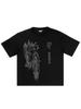 Unisexs TShirt Atrium Black Graphic Oversized Cotton Vintage Summer Short Sleeve Tees Tops Harajuku Y2k Streetwear Korean Clothes
