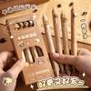 Kawai Highlooking Erasable Primary Office School Students Press The Gel Pen Cartoon Special Thermal Erasable Black Crystal Blue