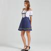 Damen Freizeit Bierkleid Kurzarm Drop Shoulder Kleid Bayerische Damenbekleidung