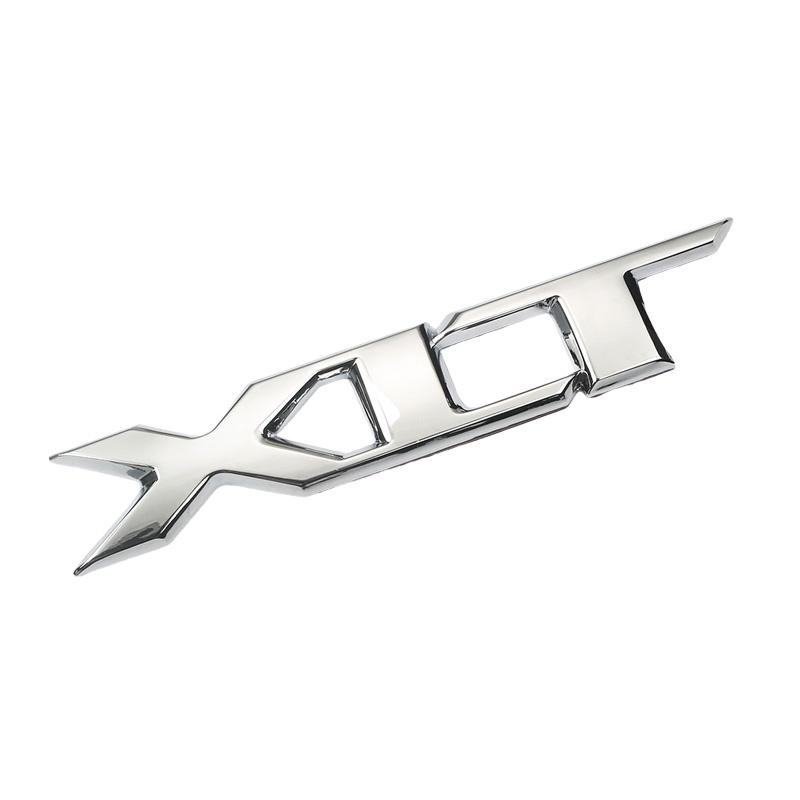 1  Metal Chrome XLT Letter Logo Car Auto Rear Trunk Emblem Badge Sticker Decal Replacement For FORD