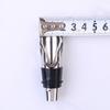 Stainless Steel Wine Pourer Aerator with Silicone Seal Leak Proof Reflowing Air Hole for Wine Liquor Oil Vinegar Bottles Bar