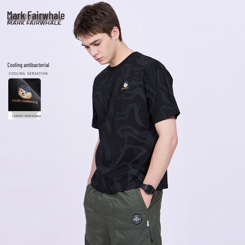 

Mark Hua Fei Men s Gradient Print Antimicrobial Short Sleeve T-Shirt 175/L