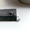 Silver Earrings with Natural Emerald 1.54ct (2167365)
